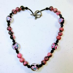 YOUniversal Gypsie - Rhodonite Necklace